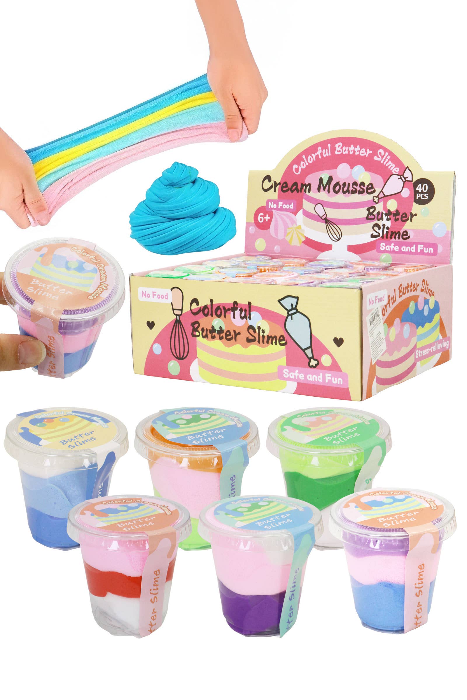 Soft Butter Matte Slime Mini Cup